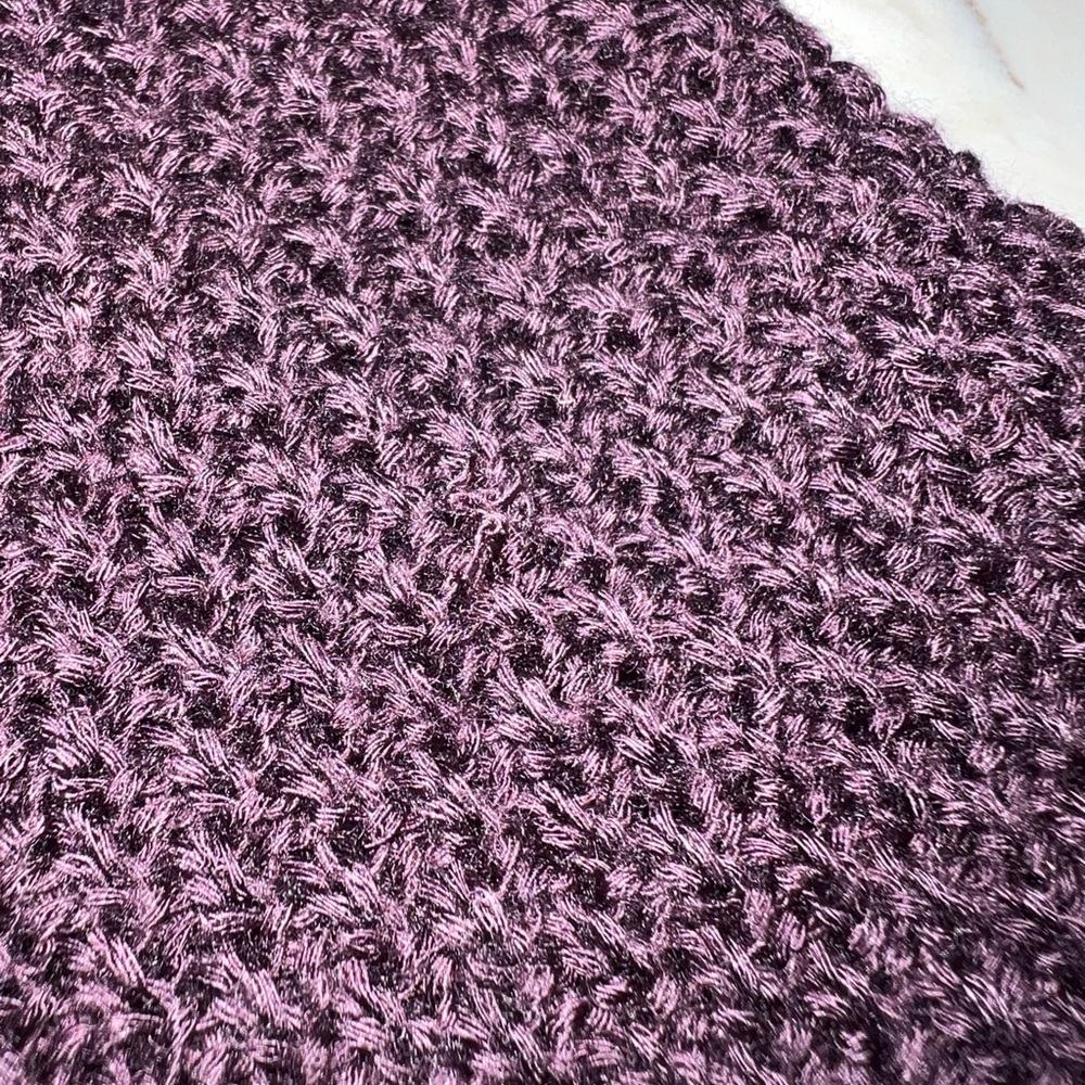 Pink Clover Plum Knit Cardigan - Picture 7 of 7
